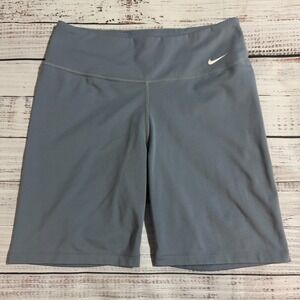 Nike Dri Fit Compression Shorts Stretchy Athletic Gray Women's Size‎ Medium